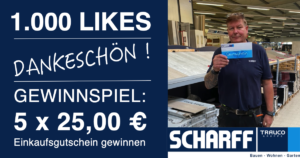 J. G. Scharff GmbH Burg & Co. KG - Burg und Nordgermersleben - 1.000 Likes Gewinnspiel