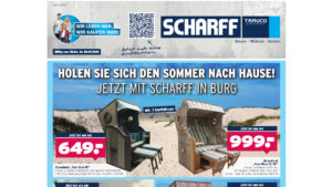 Baumarkt Scharff in Burg und Nordgermersleben: Scharff Katalog 28.06. bis 05.07.2025